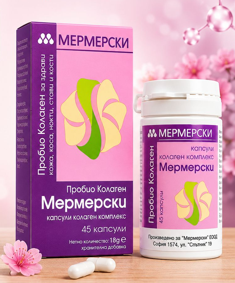 ПРОБИО КОЛАГЕН МЕРМЕРСКИ (45 капсули)
